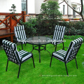 Patio furniture outdoor garden cushion chairs and table